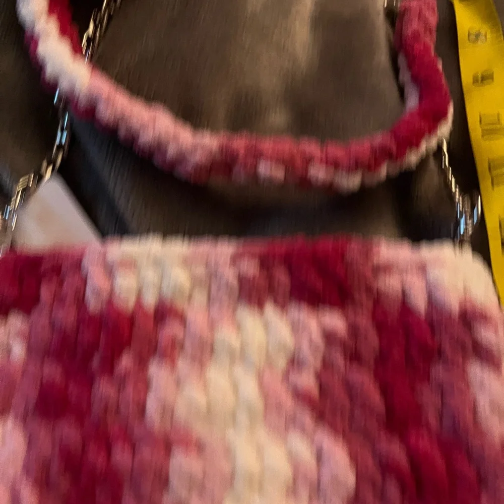 Kids Plush Braided Chain Bag
